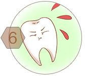 牙周病癥狀牙齦顏色暗紅顯光亮